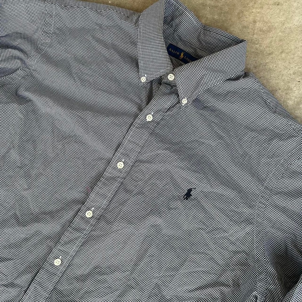 1990s Polo Ralph Lauren Plaid Button Up Shirt size XXL